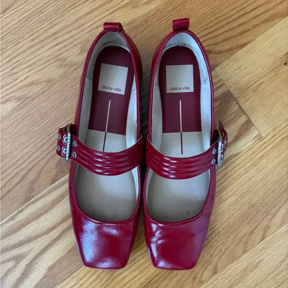 Dolce Vita Arora Mary Jane Ballet Flats with Buckle - Picture 4 of 8